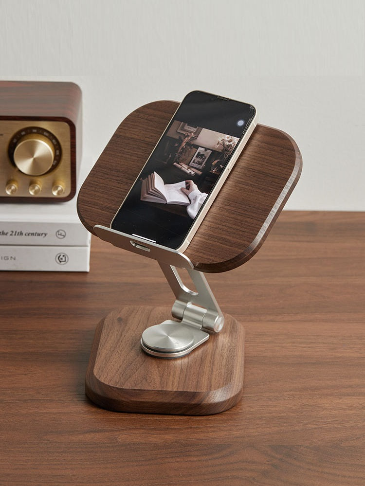 Black Walnut Tablet Stand