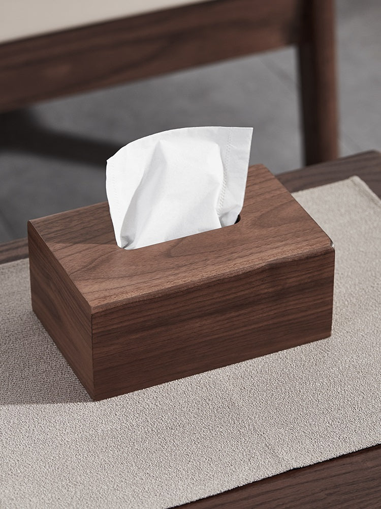 Black Walnut Tissue Box