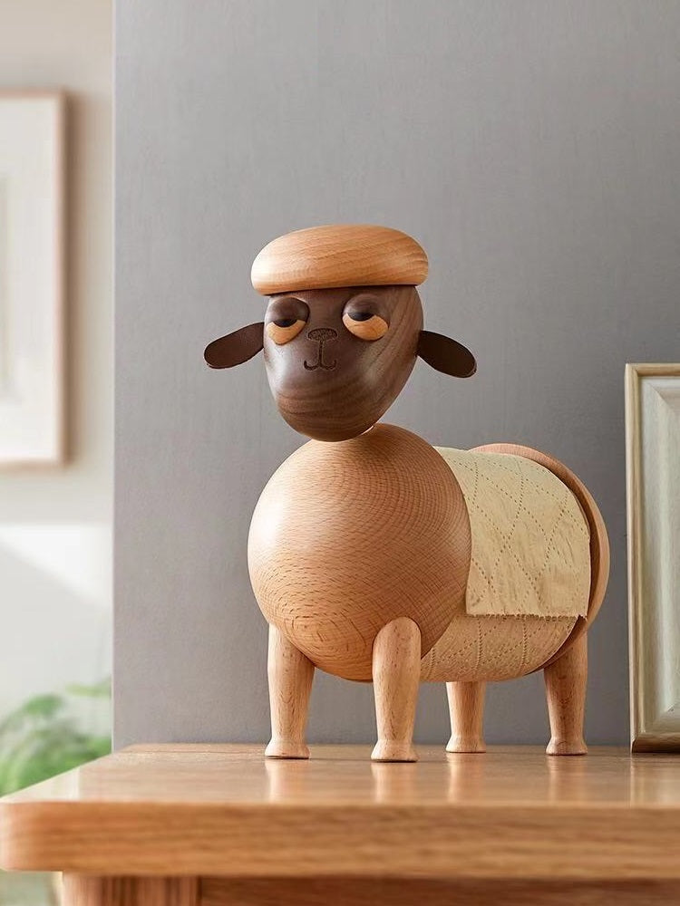 Fluffy Sheep Roll Holder