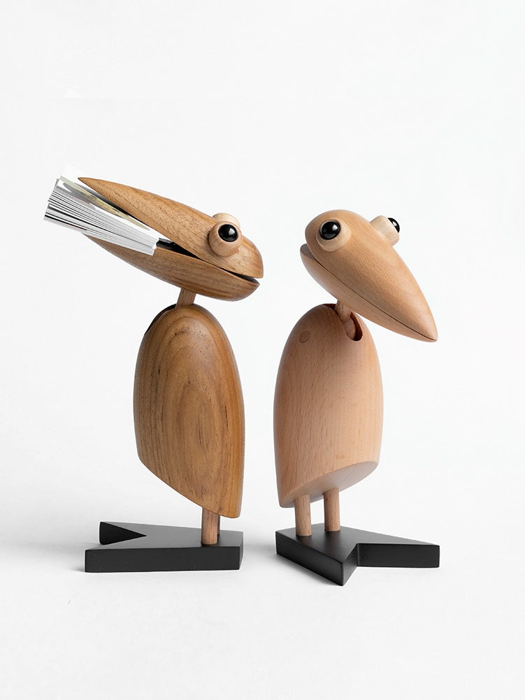 Feathered Friend Business Card Stand