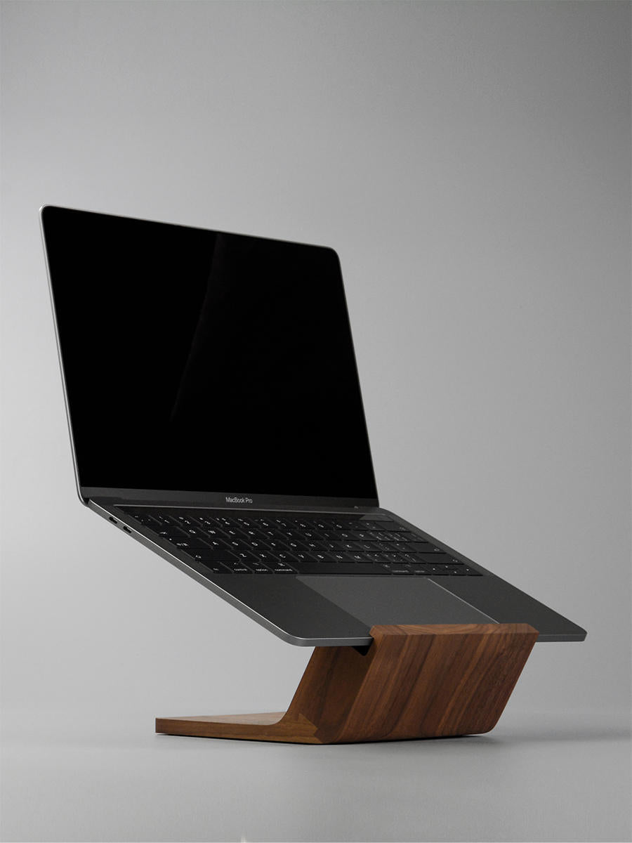 Black Walnut MacBook Stand
