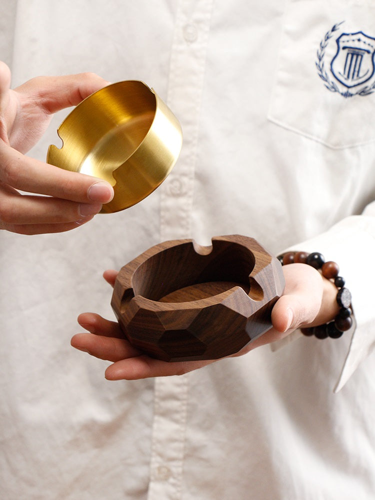 Japanese Walnut Ashtray