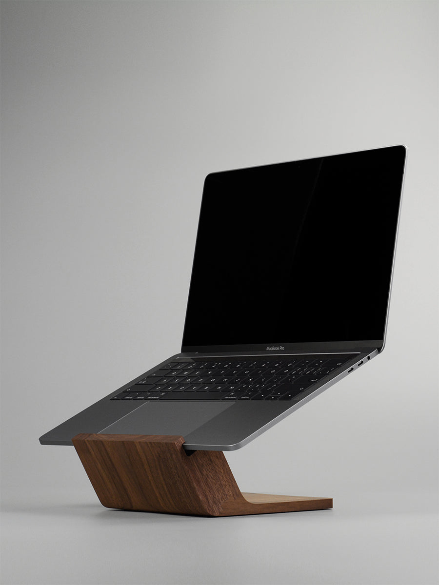 Black Walnut MacBook Stand