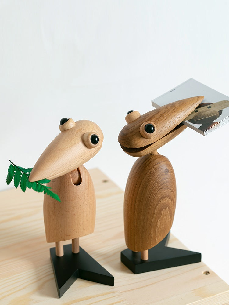 Feathered Friend Business Card Stand