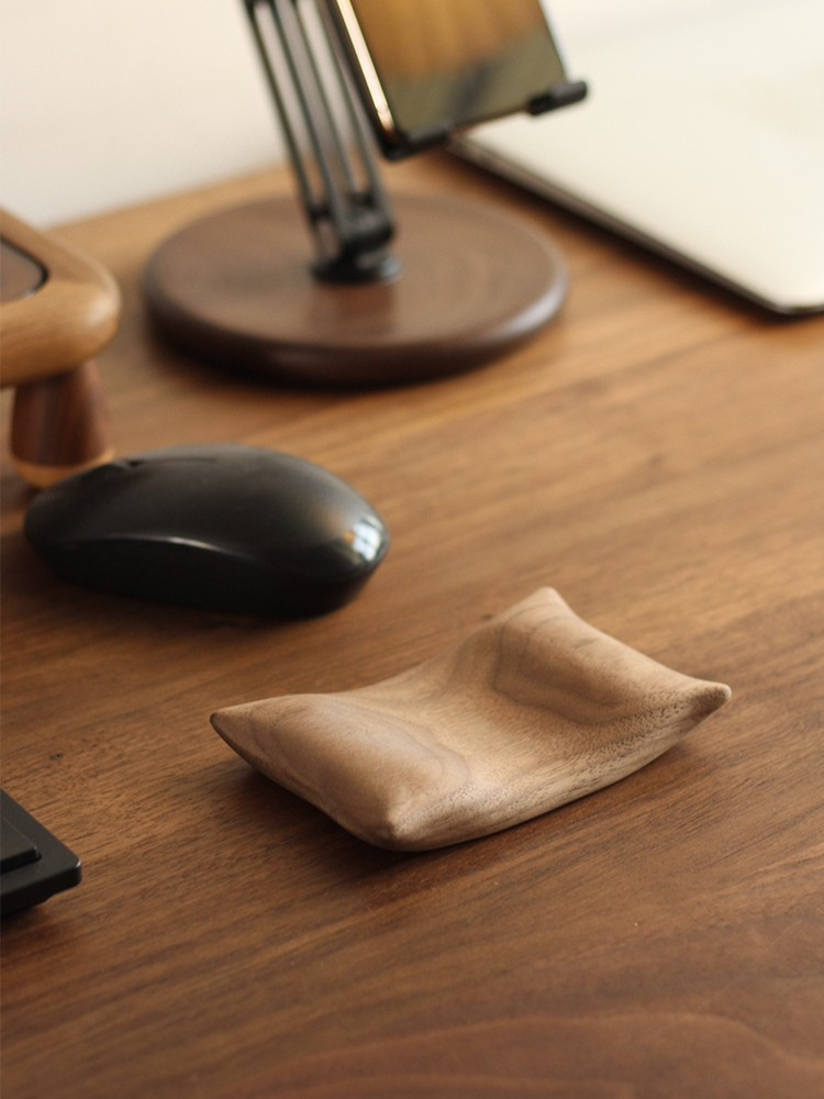Black Walnut Ergonomic Mouse Pad