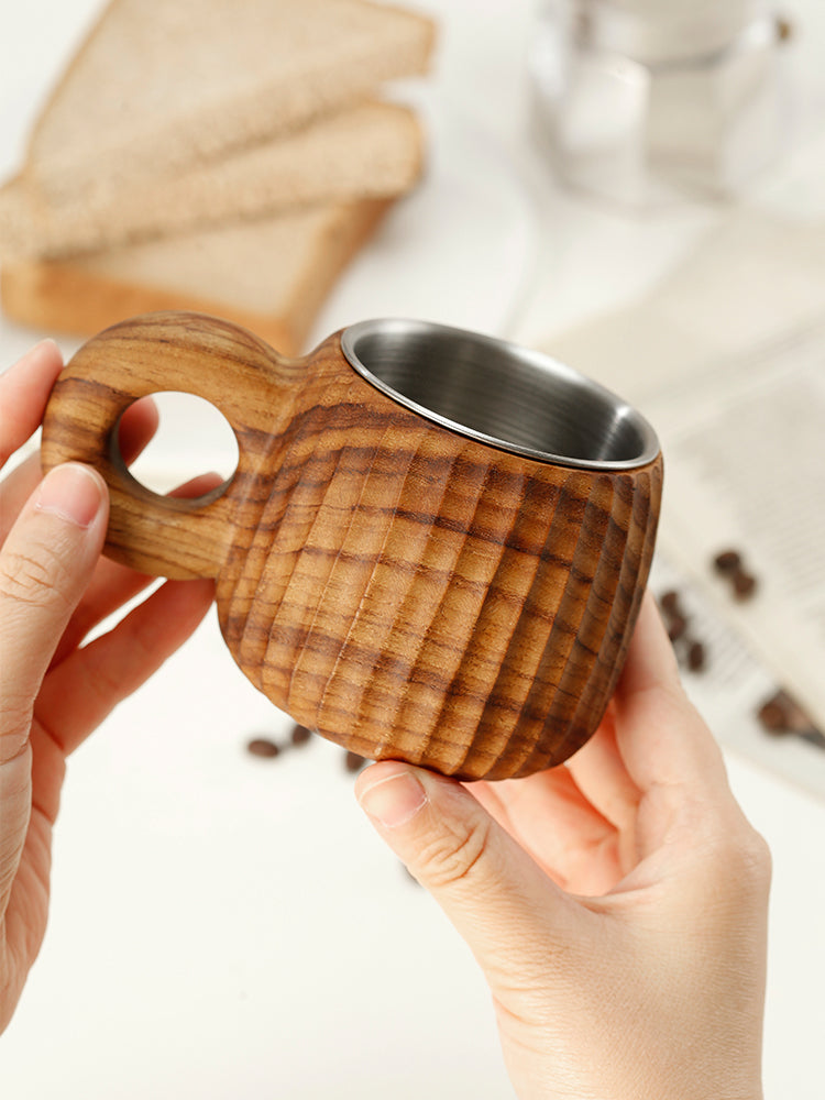 Nordic Elegance Teak Water Cup