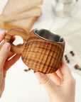 Nordic Elegance Teak Water Cup