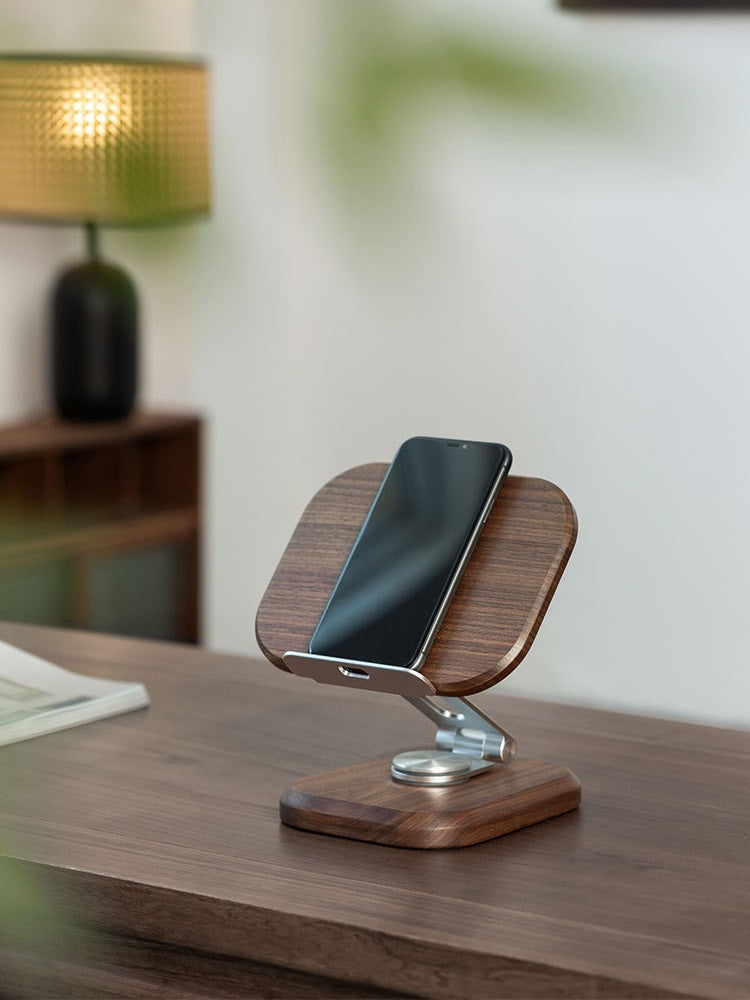 Black Walnut Tablet Stand
