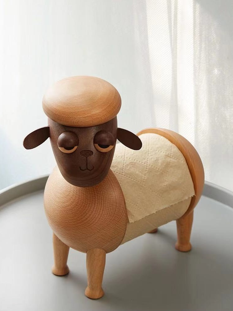Fluffy Sheep Roll Holder