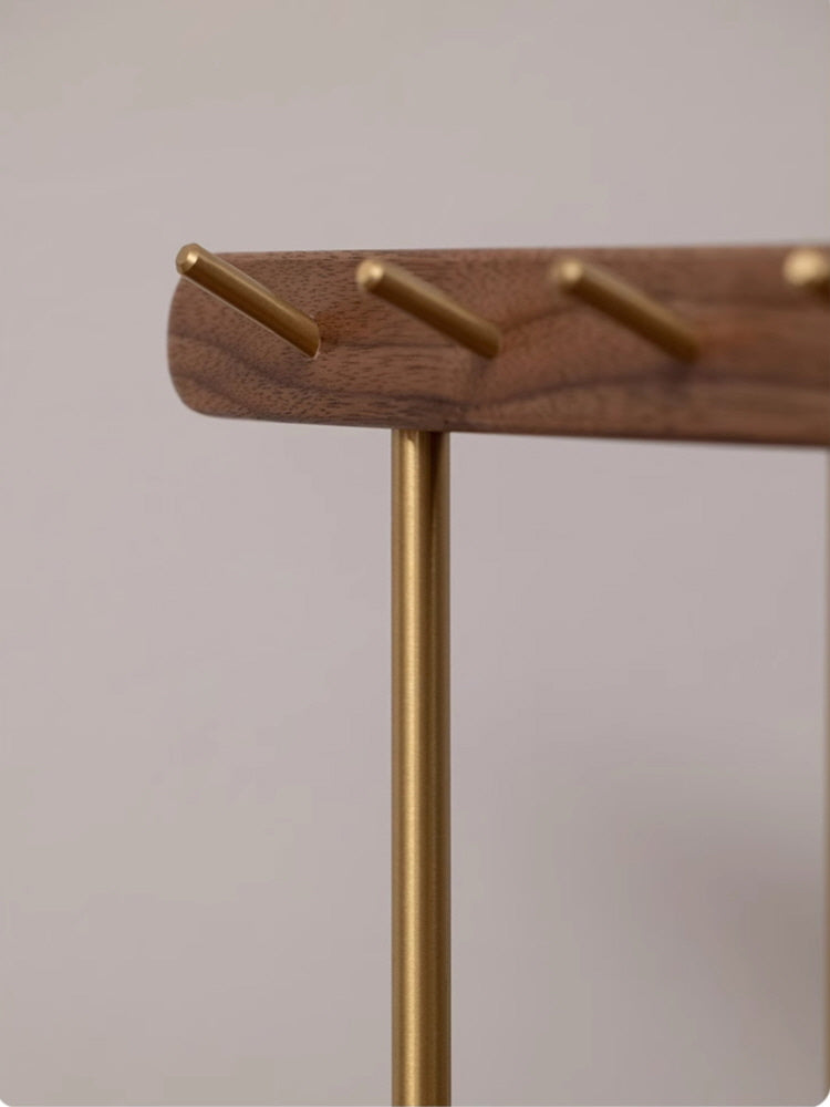 Elegance Entry Wooden Key Shelf Decor