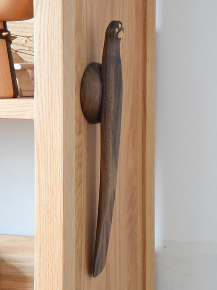 Wood Wall-Mounted Shoehorn