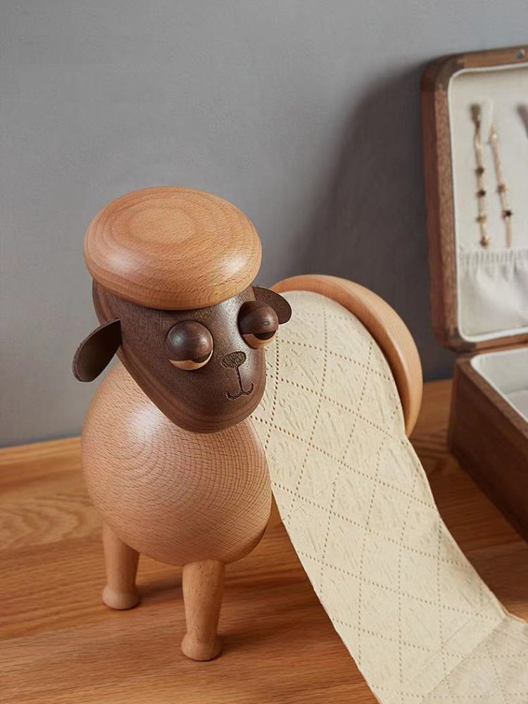 Fluffy Sheep Roll Holder