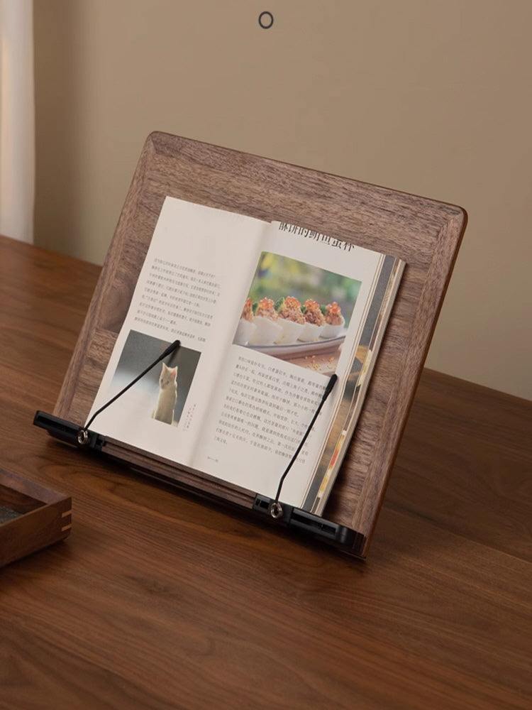 Wood multi-functional reading rack