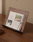 Wood multi-functional reading rack