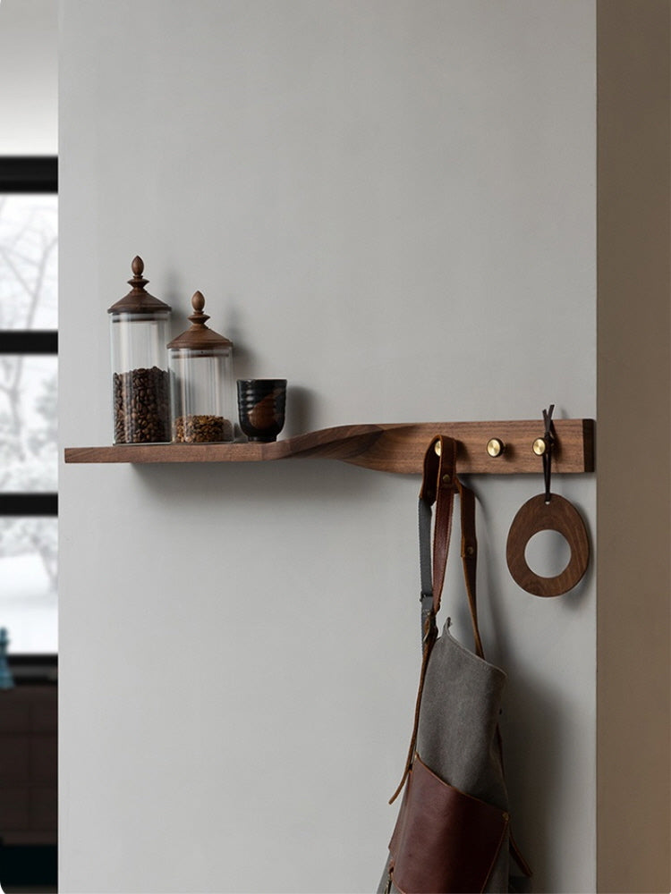 Eco-Friendly Wood Partition Shelf