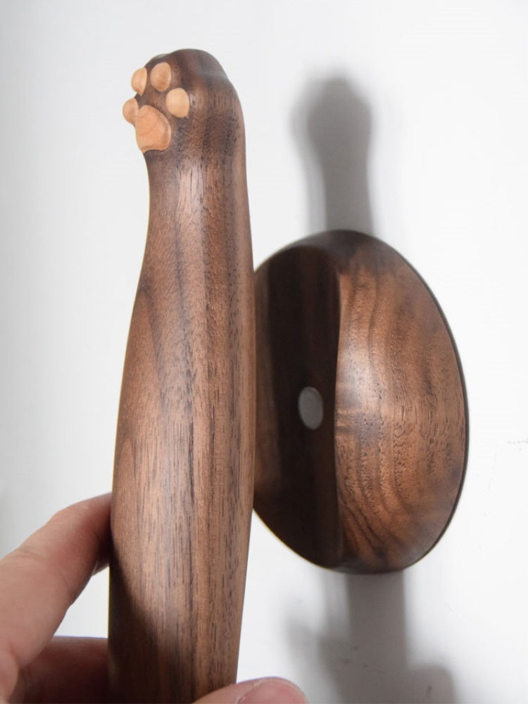 Wood Wall-Mounted Shoehorn