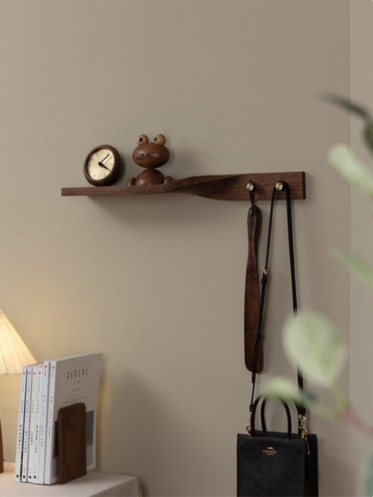 Eco-Friendly Wood Partition Shelf