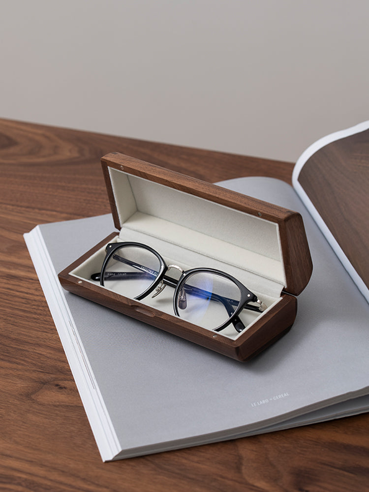 Artisan Black Walnut Eyewear Box