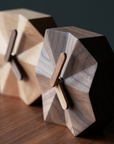 Geometric Wood Clock