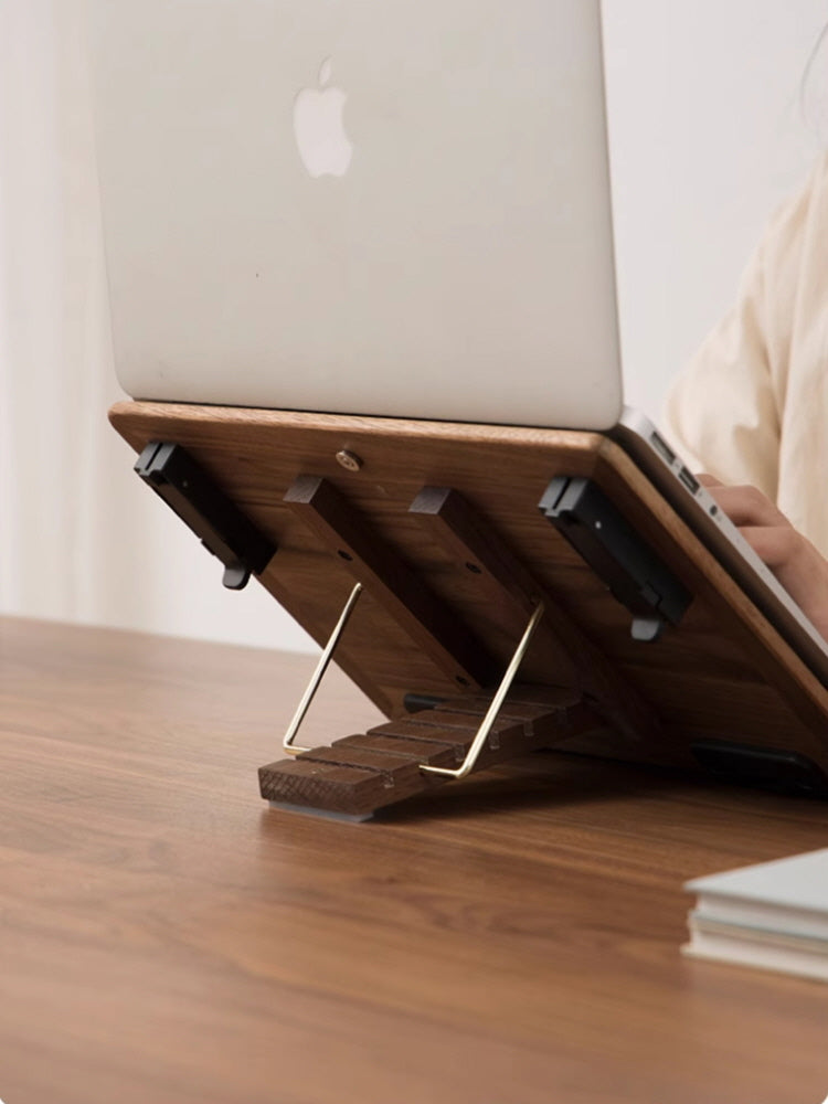 Wood multi-functional reading rack