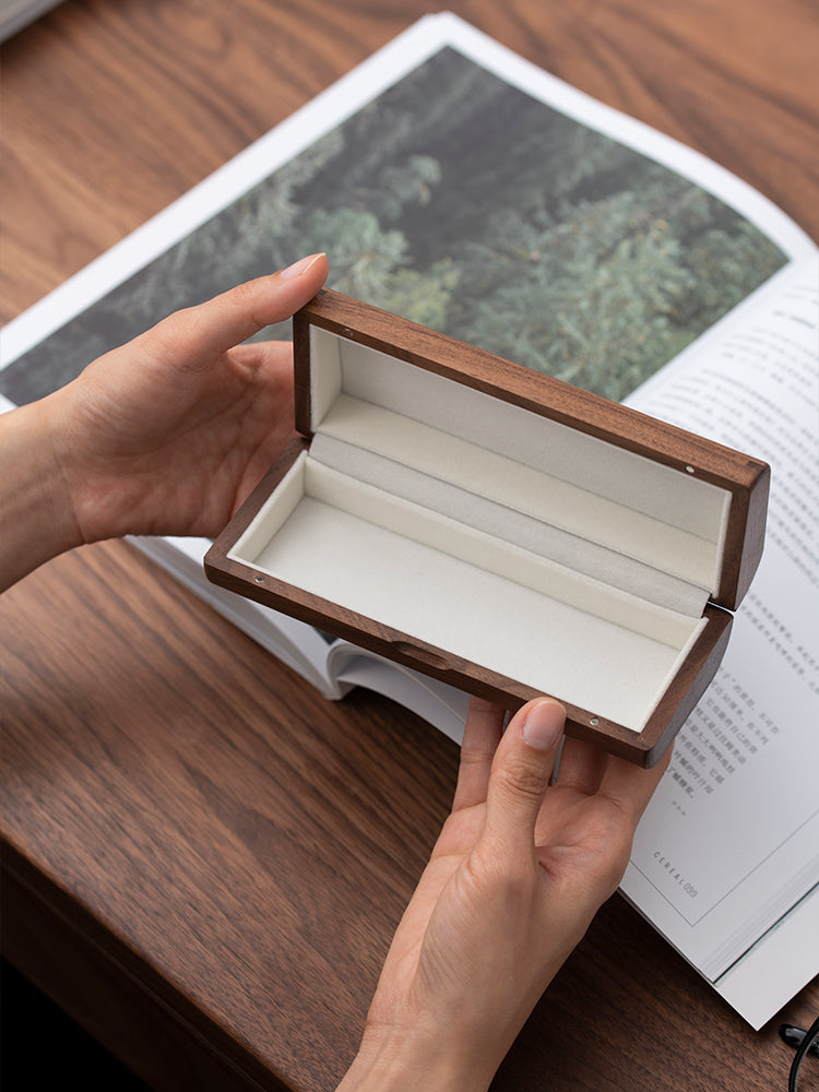 Artisan Black Walnut Eyewear Box