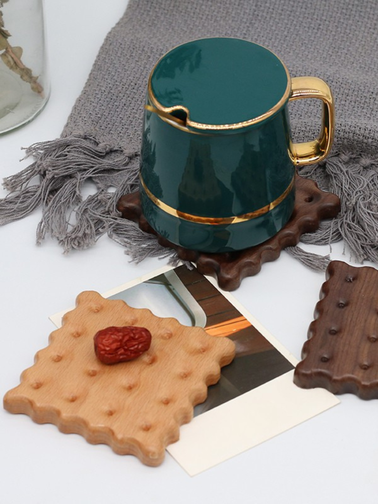Biscuit Wood Coaster