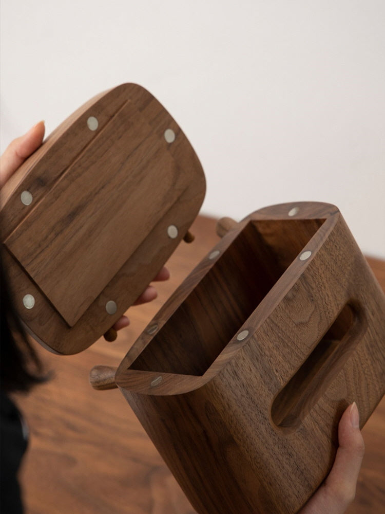 Creative Wooden Mobile Stand & Tissue Box