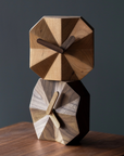 Geometric Wood Clock