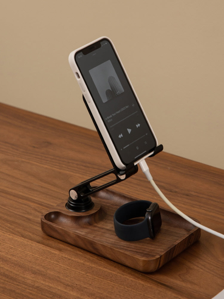 NatureLift Adjustable Wooden Phone Stand