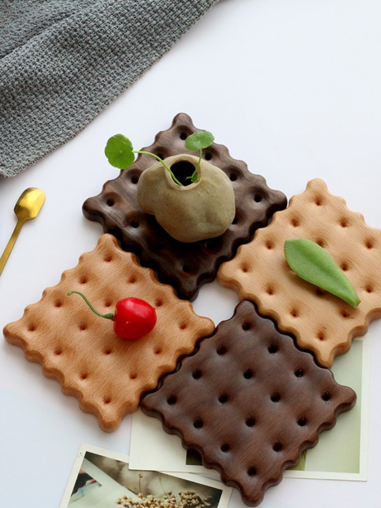 Biscuit Wood Coaster