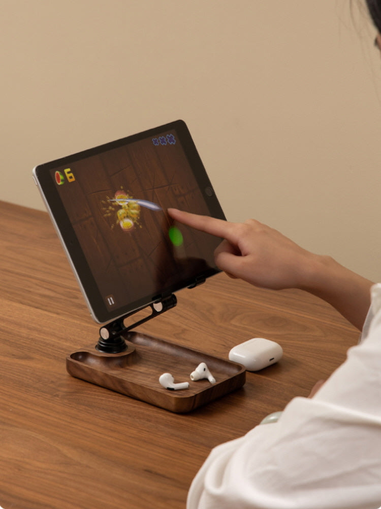 NatureLift Adjustable Wooden Phone Stand