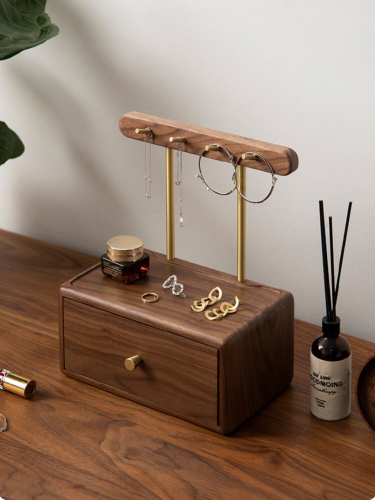 Elegance Entry Wooden Key Shelf Decor