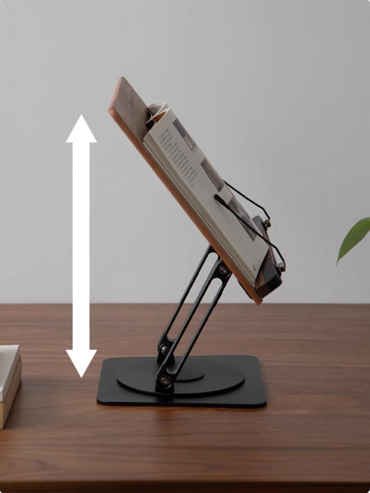 Refined Adjustable Wooden Desktop Reading Rack