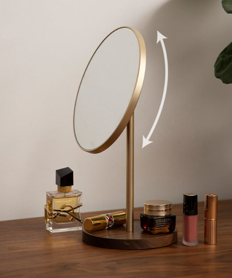 EleganceWood Vanity Mirror