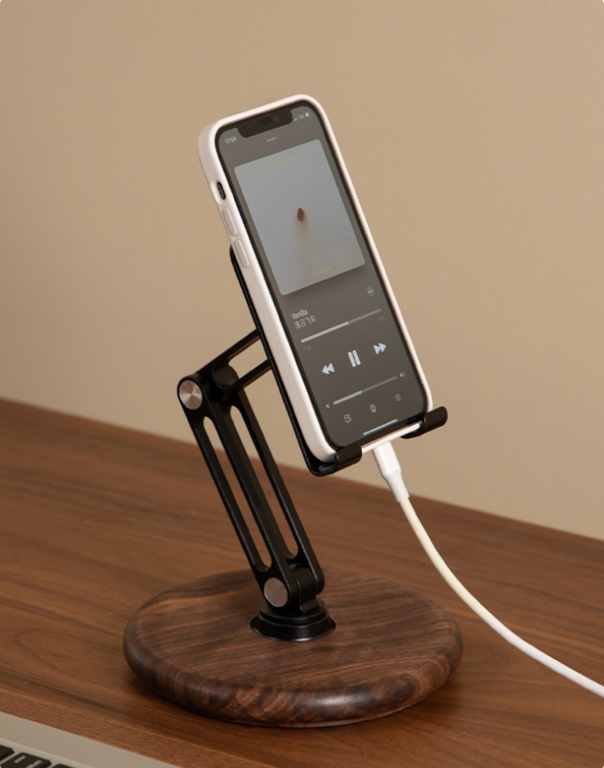 TimberFlex Height-Adjustable Phone Holder