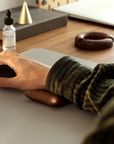 Black Walnut Ergonomic Mouse Pad
