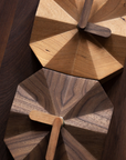 Geometric Wood Clock