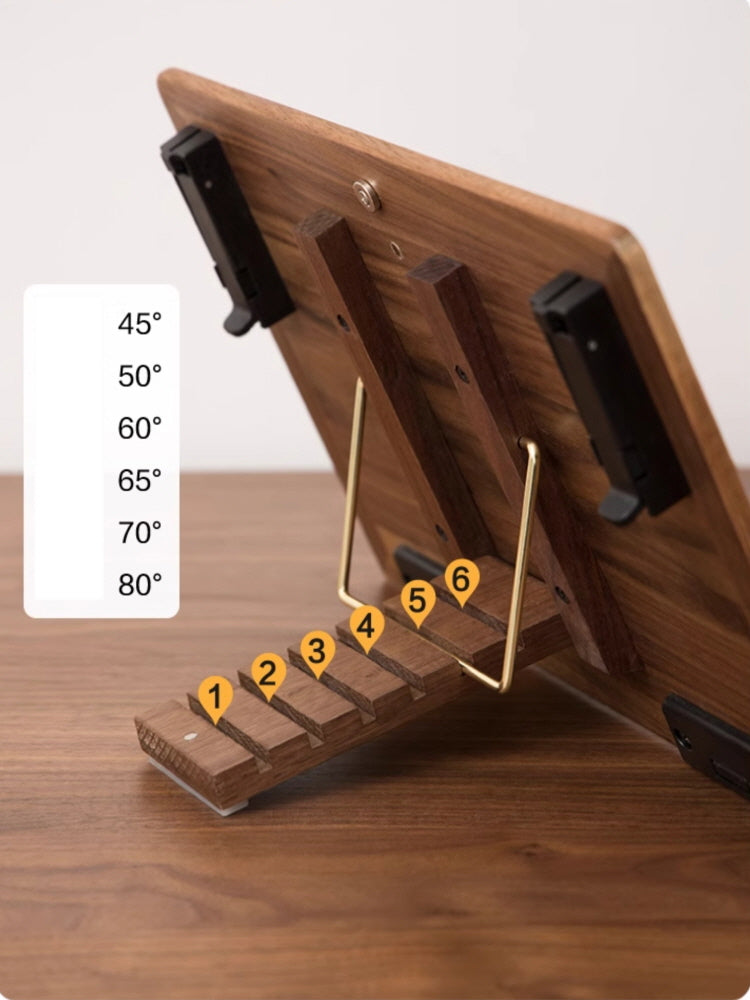 Wood multi-functional reading rack