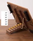 Wood multi-functional reading rack