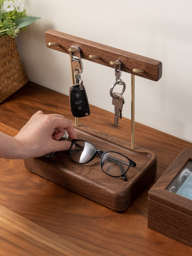 Artisan Wood Key Organizer