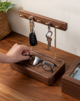 Artisan Wood Key Organizer