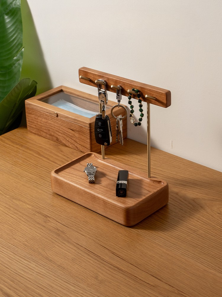 Artisan Wood Key Organizer