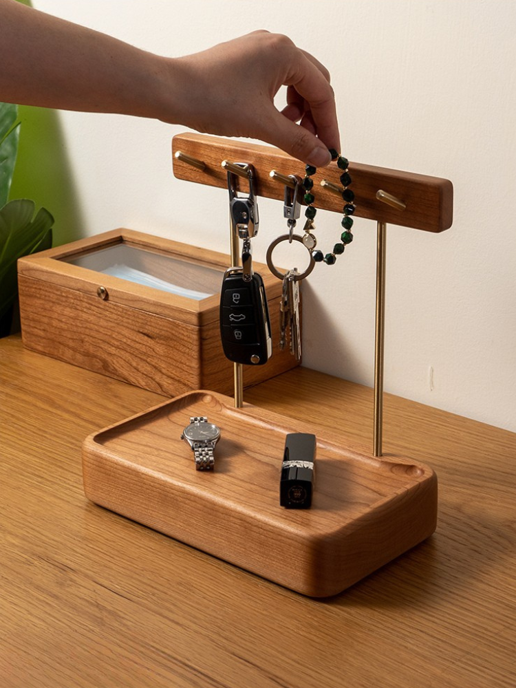 Artisan Wood Key Organizer