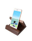 Solid wood mobile & tablet stand [Walnut]