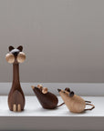 ScandiCat & Mouse Decor