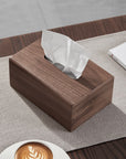 Black Walnut Tissue Box