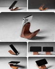 MagSafe Elegance Wooden iPhone Holder