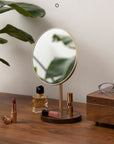 EleganceWood Vanity Mirror