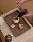 Japanese style black walnut tray