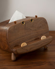 Creative Wooden Mobile Stand & Tissue Box